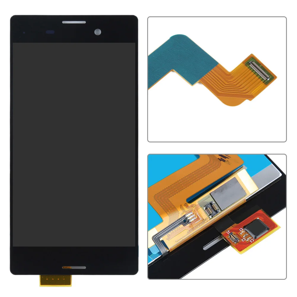 M4 LCD AAA Качество черный для Sony Xperia Аква ЖК дисплей с кодирующий преобразователь