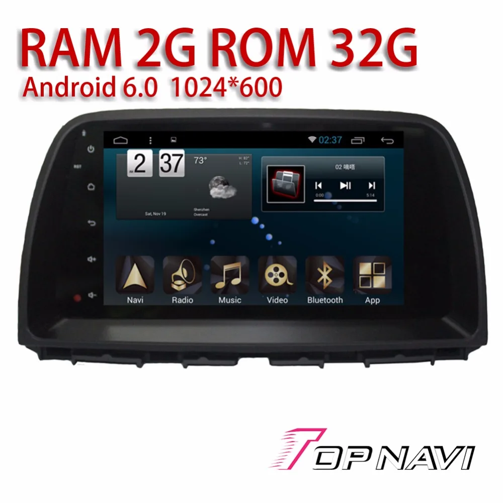 Auto CD Players for Mazda CX 5 2014 2015 2016 Android 6.0 9'' Topnavi