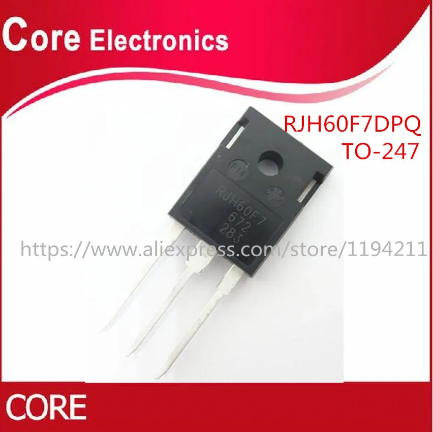 10 шт./лот RJH60F7 RJH60F IGBT 600 в 90A 328 9 Вт TO 3P|Интегральные схемы| |