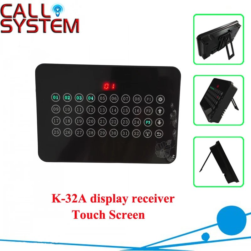 

New Arrival Wireless Display Receiver K-32A for counter waiter service