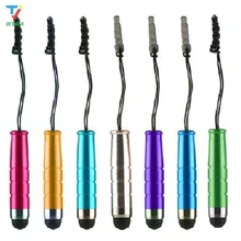 2000 шт/партия универсальный металлический стилус сенсорный емкостный экран ручка для iPad для iPhone для samsung Tablet PC оптом дешево