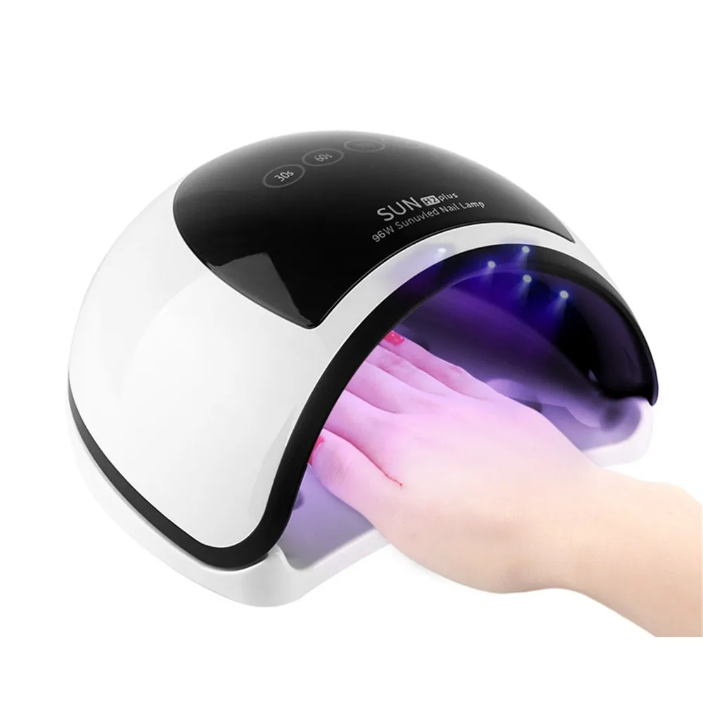

96W UV Lamp For Manicure Nails Professional Equipment Intelligent Sensing Timing Design Sun Nail Lamp Ice Lamp Nail Dryer
