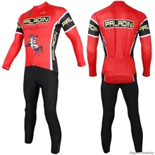 PALADIN/осенняя одежда для велоспорта с длинными рукавами, велосипедная майка, Мужская зимняя флисовая велогонка гель для трикотажа