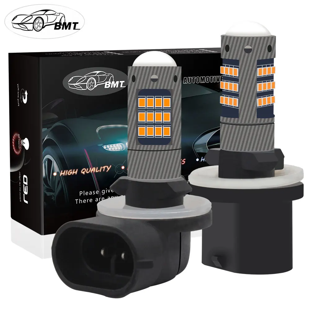 

BMT h27 h27w2 h27w/2 LED Bulb h27w 880 881 h27w1 42SMD led fog lights lamp cars daytime running lights DRL LED 12V 24V Auto Lamp