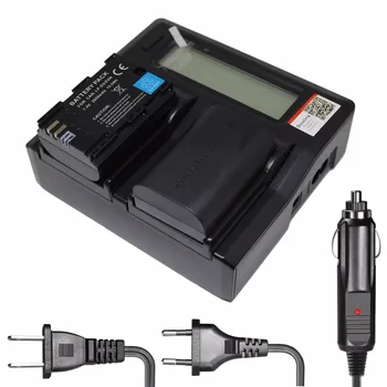 

2Pcs LP-E6 LP E6 LPE6 Camera battery AKKU + LCD USB Dual Charger for Canon EOS 5DS R 5D Mark II 5D 6D 7D 80D