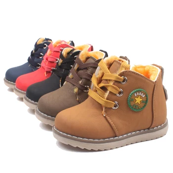 

davidyue kids boots for girls boys Children shoes Martin boots Autumn Boys Girls shoes Kids Ankle boots Flats Winter Snow boots