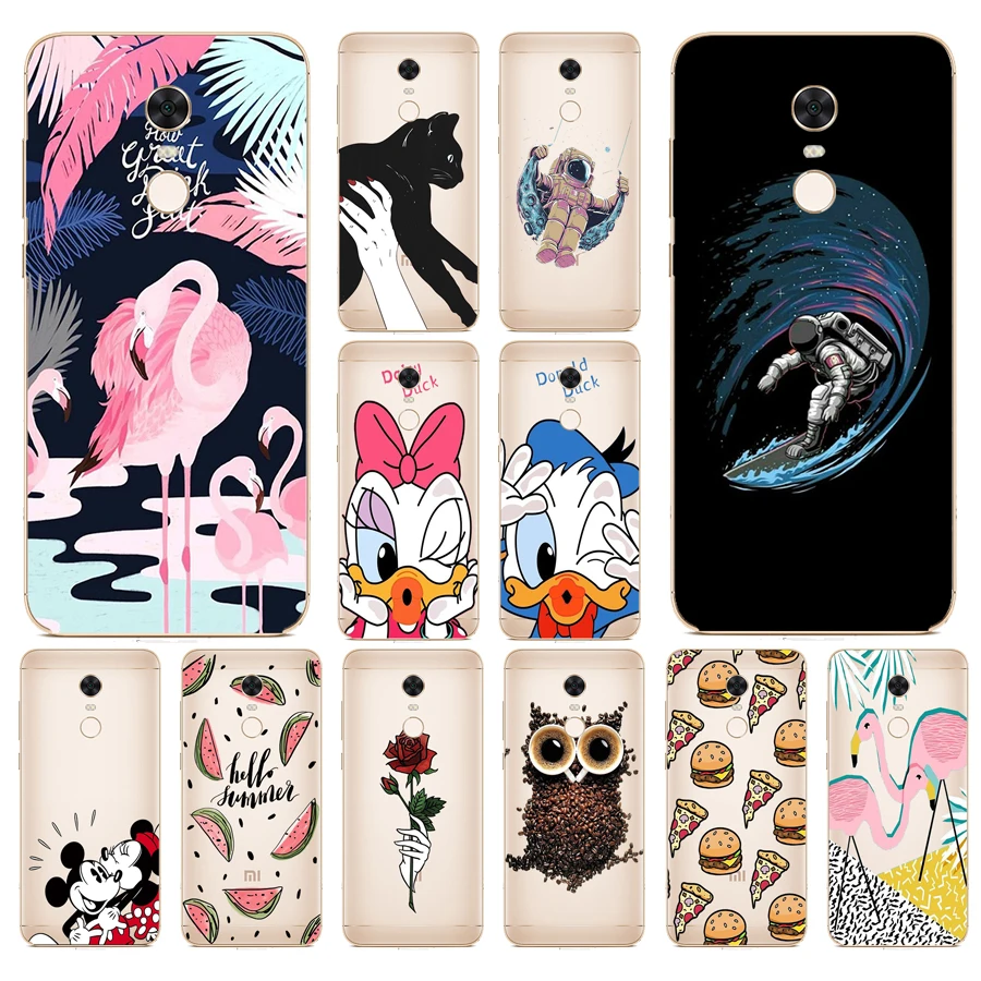 

03SX Silicone case For Coque Xiaomi Redmi 5 plus Case Back Cover For Xiaomi Redmi 5 plus Phone Cases