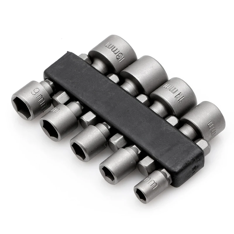 9Pcs-5-13mm-Power-Nut-Driver-Drill-Bit-1-4-Hex-Shank-Metric-Socket-Wrench-Screw (2)