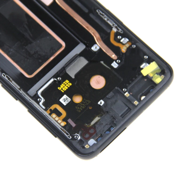 100% супер AMOLED LCD для Samsung Galaxy S9 G960F G960U G960 дисплей сенсорный экран в сборе + рамка 5 8