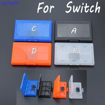

12+2 Slots Plastic Game Cards Case Video Game Cards Memory Card Storage Box Multi Protective case for NS Nintendo Switch
