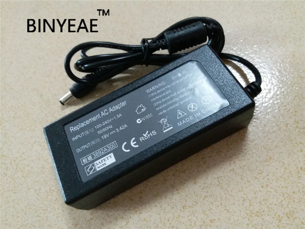 

19V 3.42A 65W AC DC Adapter Battery Charger For Medion Erazer X6815 Laptop
