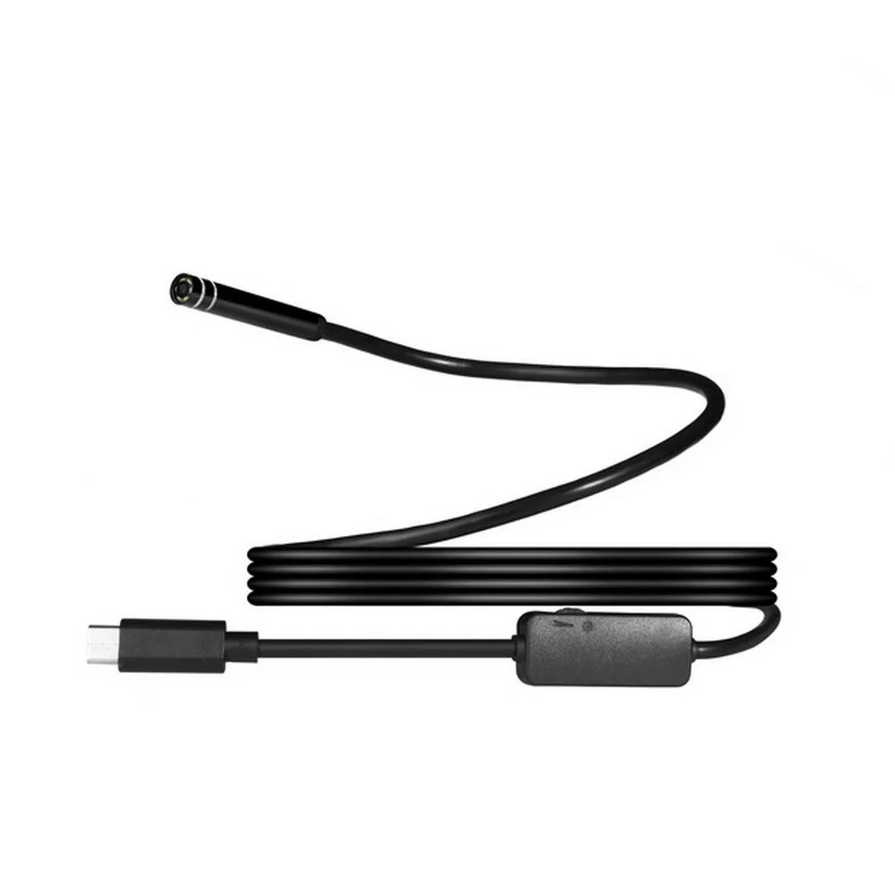 Камера эндоскоп с гибким кабелем 8 светодиодов мм HD720P 3 м USB Type C Android|Бороскопы| |