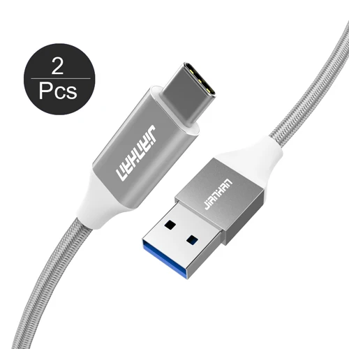 2 шт Usb 3,0 type C кабель Usb C Быстрая зарядка кабель для передачи данных 2.4A для samsung Galaxy S9 Xiaomi huawei Реверсивный мобильный телефон - Цвет: Silver