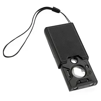 

30x 45x 60x LED UV Lighted Magnifier Jewelers Loupe Loop Magnifying Glass Dropshipping