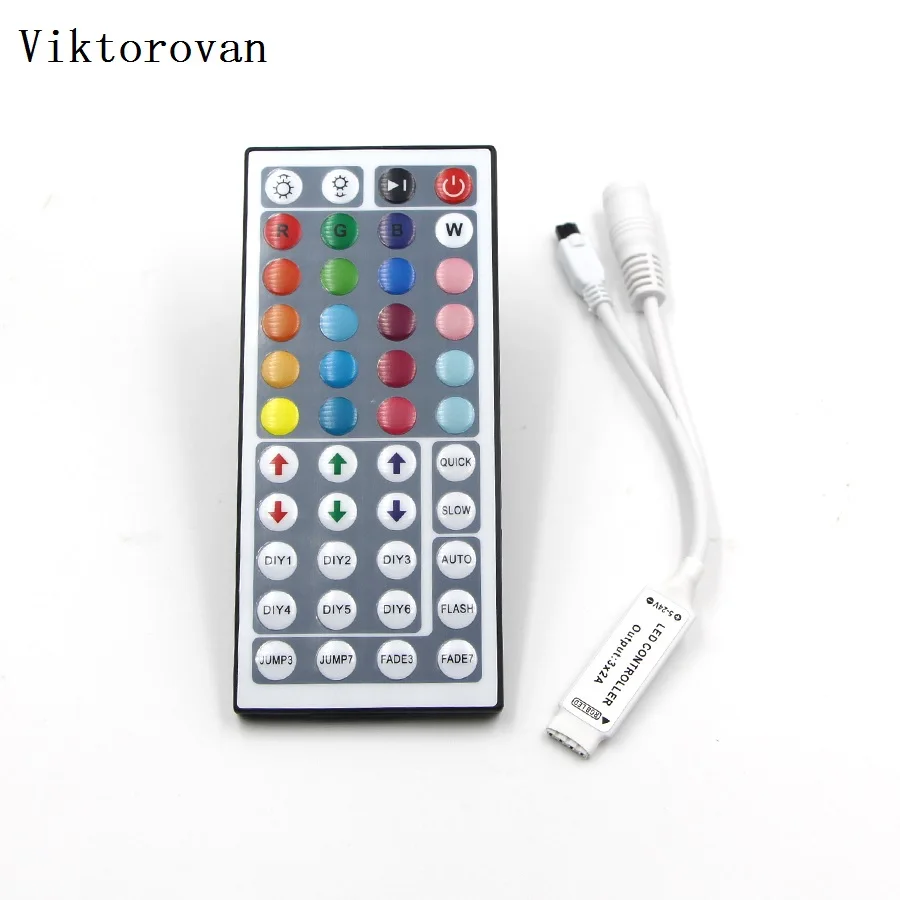 Мини Светодиодные ленты ИК-пульта дистанционного управления DC 5v 24v RGB 44key ИК