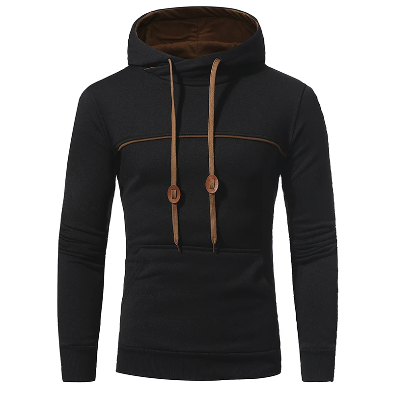 NEW 2017 Fashion Hip Hop Men Hoodies Brand Casual Men Hooded Casual Solid Color Sweatshirt Jaskets
