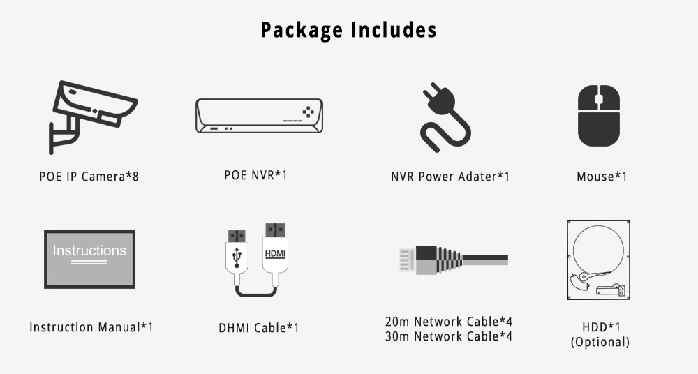 Умный 8ch 5MP POE IP системный комплект для фотокамеры H.265 безопасности POE NVR до 16ch открытый Водонепроницаемый CCTV Cam Видео сигнала тревоги P2P г. мастер