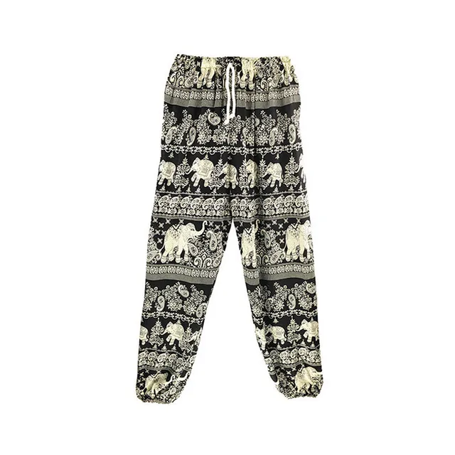 Vrouwen Olifant Print Yoga Broek Thailand Losse Harem Stijl Broek