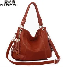 Marke neue 2017 herbstwinter pu-leder frauen handtaschen kanal tasche frauen Totes Modische tassel lady umhängetaschen