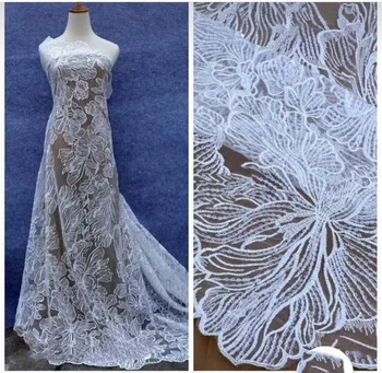 

african lace fabric 2018 high quality lace , French Net African Lace Fabric With Stone Nigerian Wedding African Lace BL814-5