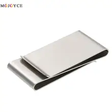 Stainless Steel Slim Double Sided Men Women font b Money b font font b Clip b