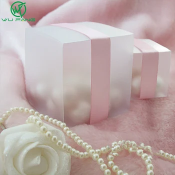 

FREE SHIPPING--HOT 5x5 Matte Clear PVC Birthday Gift Box Wedding Favor Boxes Chocolate Candy Boxes Event Candy Box