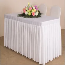 Marious брендовая Свадебная цветная 5 шт. юбка для стола из полиэстера для украшения столов