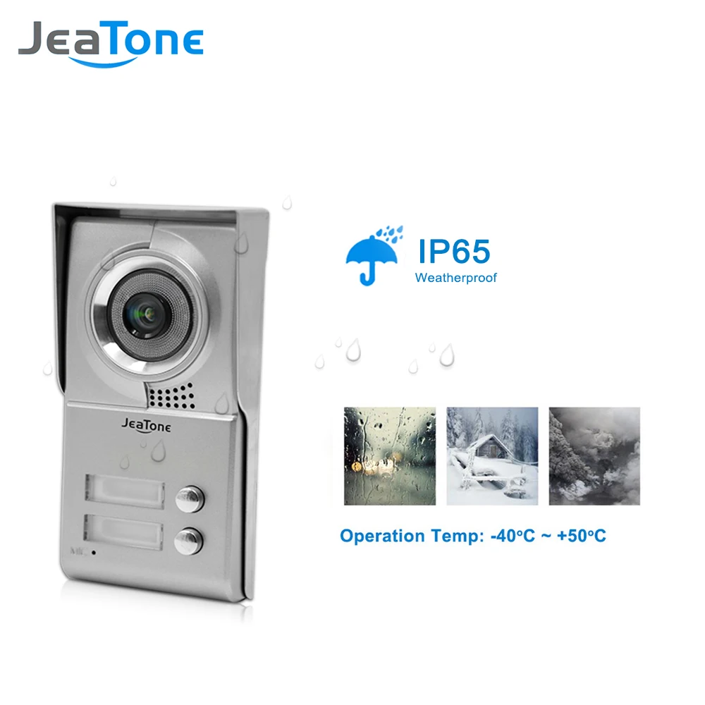 Jeatone 7 &quotHD монитор для квартиры видео телефон двери видеодомофон дверной звонок