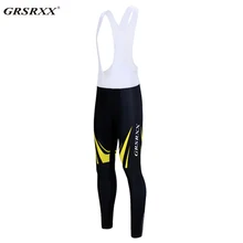 GRSRXX зимние велосипедные Комбинезоны для горного велосипеда плотные термофлисовые велосипедные штаны с 3D гелевой подкладкой