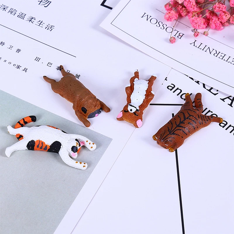 

4PCS Slime Charms Mini Bulldog Keji Cat Resin Plasticine Slime Accessories Beads Making Supplies For DIY Scrapbooking Crafts