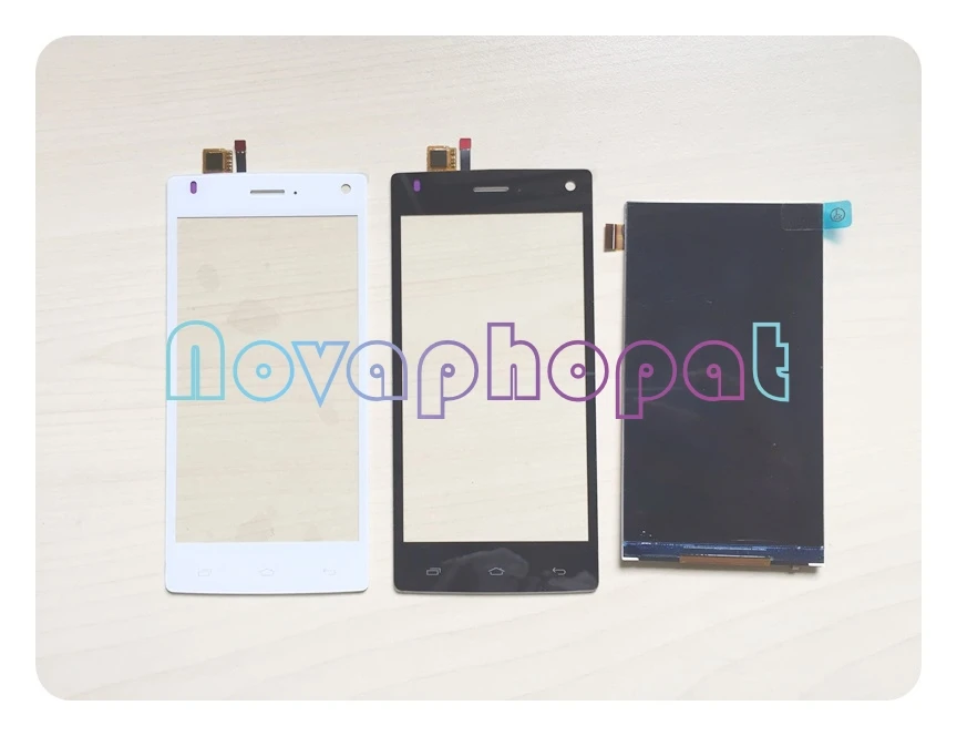 

Novaphopat Black/White Touchscreen For Fly FS452 Nimbus 2 LCD Display Screen + Touch Screen Digitizer Sensor Replacement