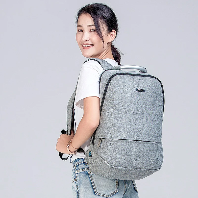 

Tinyat New Backpack Back Bag Men Laptop Backpack 15Inch Large Polyester Travel School Backpack For Teenages Women Daypack