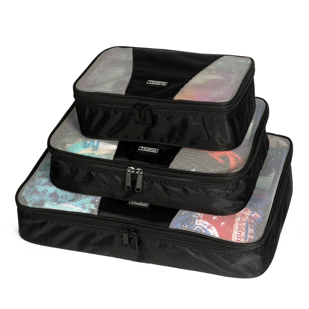 Portable 3pcs/set Travel Necessity Clothes Organizer Bag for Luggage