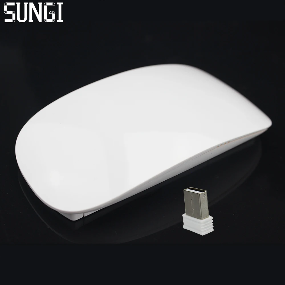 SUNGI Slim 2,4 ГГц Беспроводная мышь эргономичная с usb-приемником оптическая мышь для портативных ПК Мыши