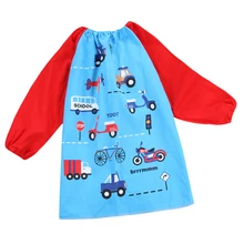 Детский водонепроницаемый художественный халат, детская одежда для рисования, фартук, халат, фартук для кормления, живопись