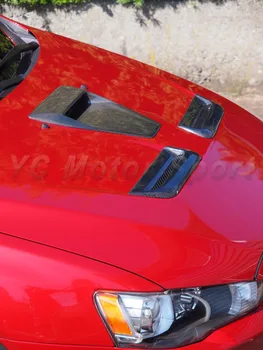 

Car Accessories Carbon Fiber CS Style Hood Vent 2pcs Fit For 2008-2012 Evolution EVO X EVO 10 Hood Vents