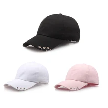 KLV 1 шт. женские модные регулируемые кольца козырьки дикие шляпы для пар весна лето для женщин кепки унисекс 3 цвета