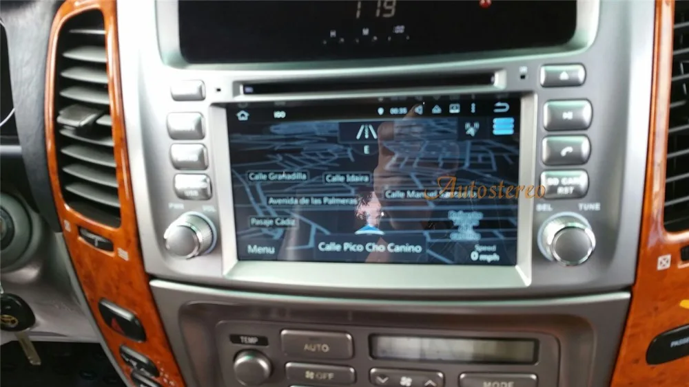 Clearance Android 9.0 Car DVD Player Audio MP3 GPS navigation System for Toyota Land Cruiser 100 2003-2008 Stereo head Unit Multimedi 2