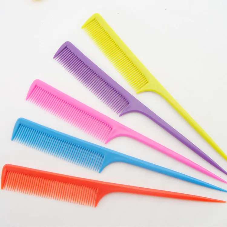 20 шт цвет смешивания наконечник гребень пластик для причесывания и укладки волос инструменты