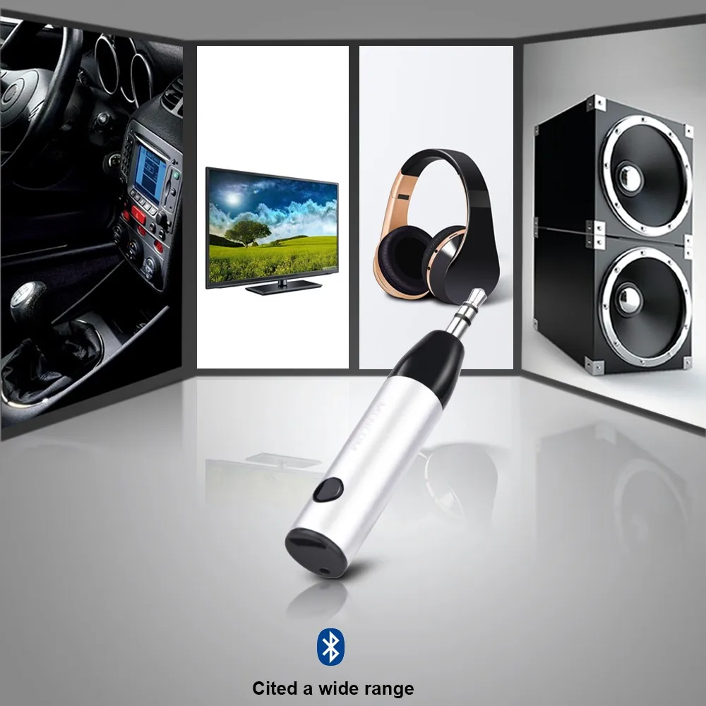 Bluetooth Car Kit Mini Bluetooth 4 1 Audio Receiver Automobile Car Handsfree Calling 3 5mm AUX Adapter AUX for Speaker Headphone