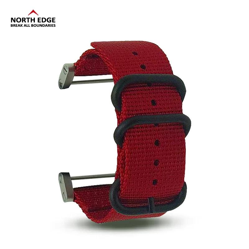  North Edge Range S Altay S Watch Band 24mm Width Military Color Outdoors Watch Strap Replaced Nylon