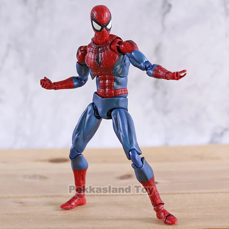 

MAFEX No.075 Spiderman Comic Ver. Marvel The Amazing Spider-Man PVC Action Figure Collectible Model Toy