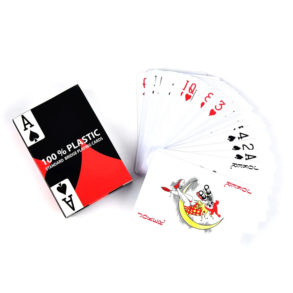 Водонепроницаемые игральные карты пластиковые карты коллекция черный бриллиант покерные карты креативный подарок стандартные игральные карты покер