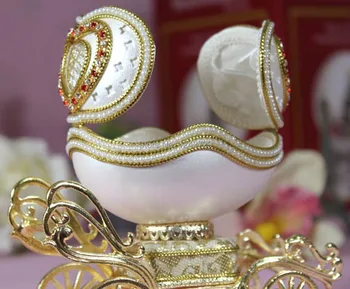 

Egg music box for creative gift present princess love girl musicbox musical box eggshell wedding design