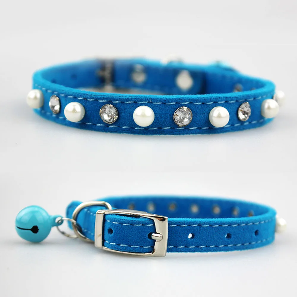 cat collar blue sku-4