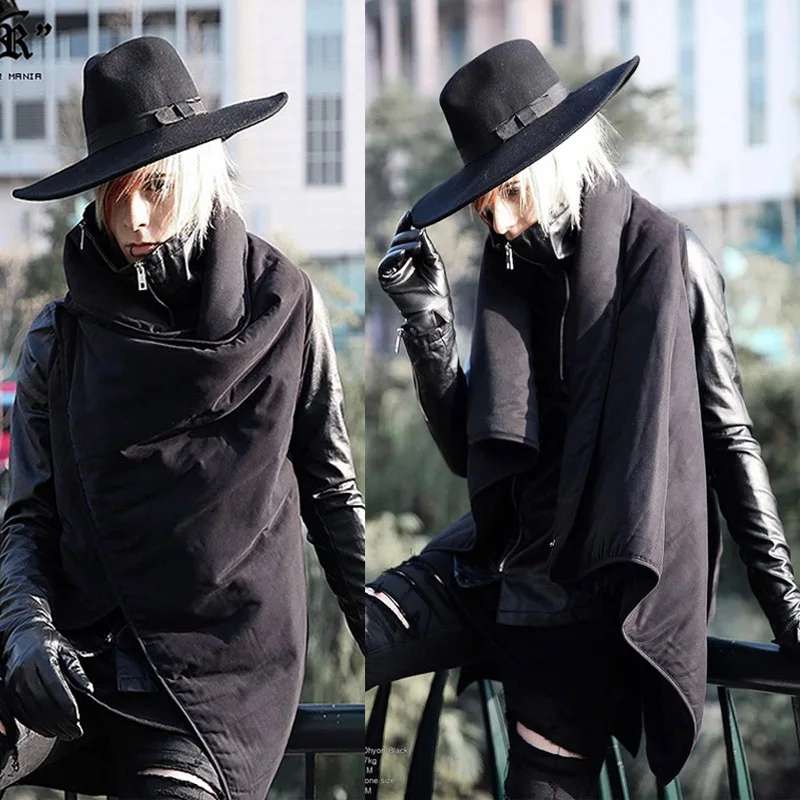 High Quality Sleeveless Men Avant Garde Edge Unbalance Designers Outwear Jacket Diabolic Keep Warm Vest Waistcoat