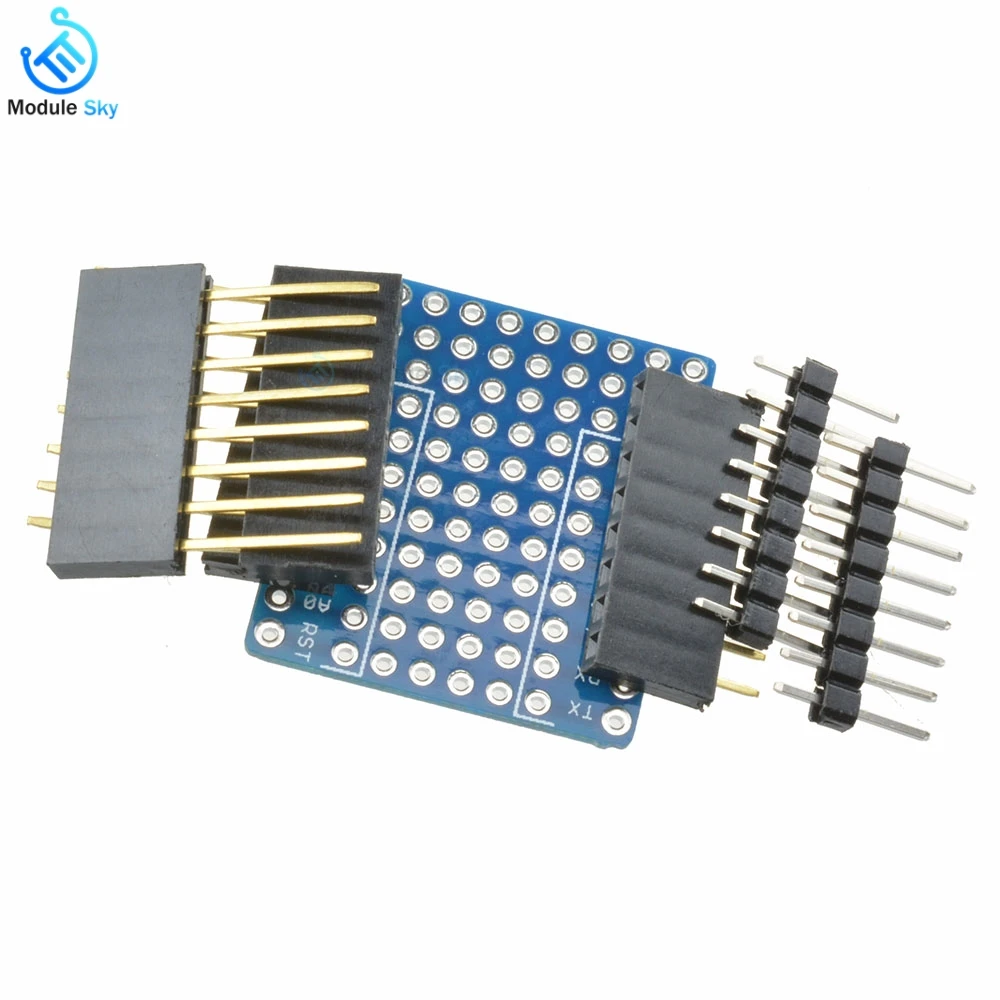 

5Pcs ProtoBoard Shield for WeMos D1 mini double sided perf board Compatible For Arduino
