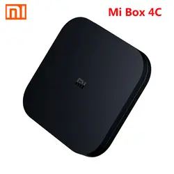 Xiaomi Mi Box 4/4C Android 6,0 Amlogic Cortex-A53 четырехъядерный 64bit 1 ГБ/8 ГБ 4 к HDR ТВ-коробка DTS-HD 2,4 г WiFi HDMI-китайская версия