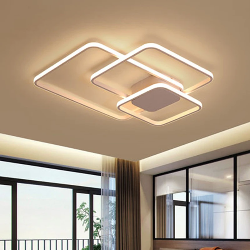 Living Room Lamp Simple Modern Rectangular Led Ceiling Light Bedroom Living Room Lamp Simple Modern Rectangular Led Ceiling Light Bedroom Home Atmosphere Nordic Study Lamps Aliexpress Imall