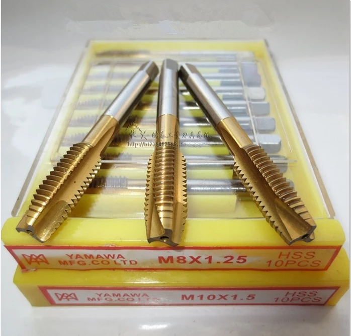 machine HSS thread taps special stainless steel wire tapping M8X1.25 10pcs/lotin Tap & Die from